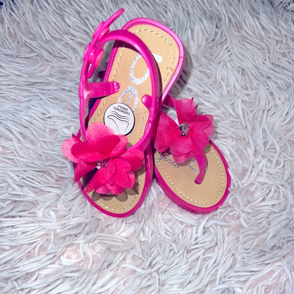 Pink Toddler BEBE Sandals - Picture 1 of 3